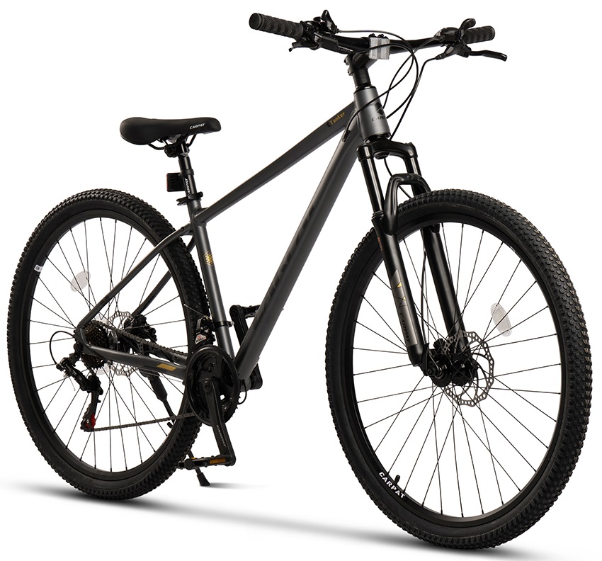 Bicicleta MTB Carpat Tanker C29312H GriNegru roti 29 inch 21 viteze frane hidraulice-disc inaltime utilizator 175-190 cm