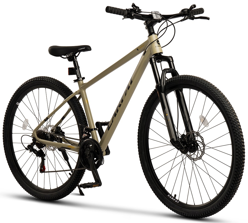 Bicicleta MTB Carpat Tanker C29312H OliveNegru roti 29 inch 21 viteze frane hidraulice-disc inaltime utilizator 175-190 cm