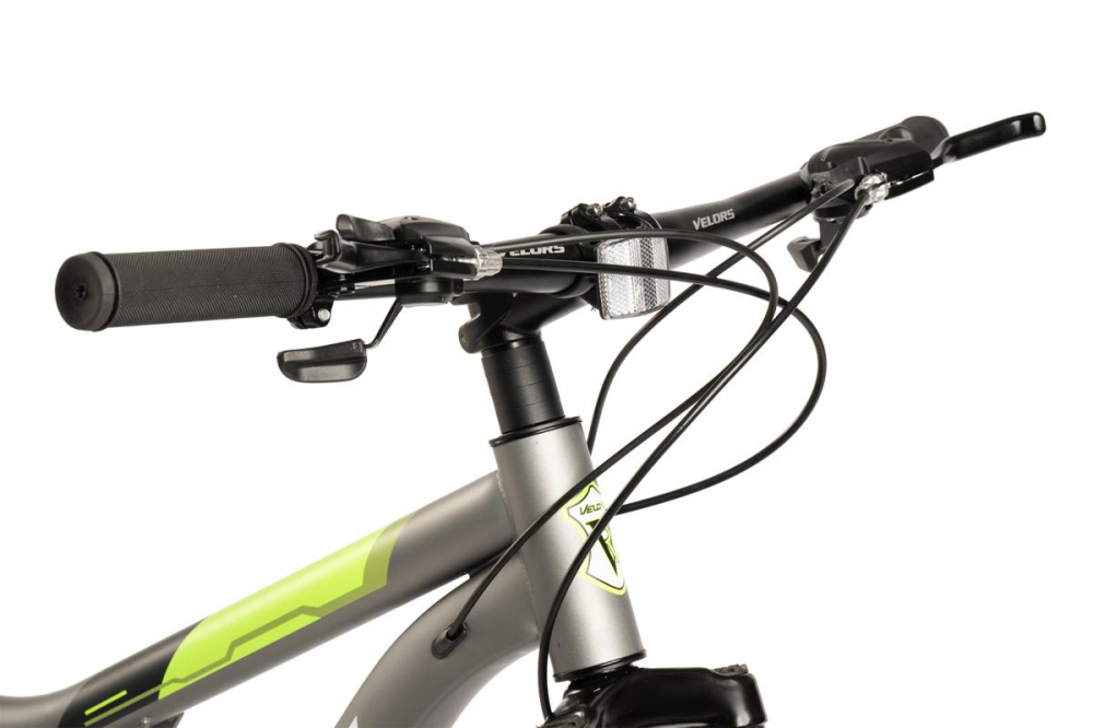 Bicicleta MTB-Full Suspension Fat Bike Velors Dynamic V27304AG GriAlbVerde, roti 27.5 inch, inaltime utilizator 160-175 cm, greutate suportata 120 kg - 1 | YEO