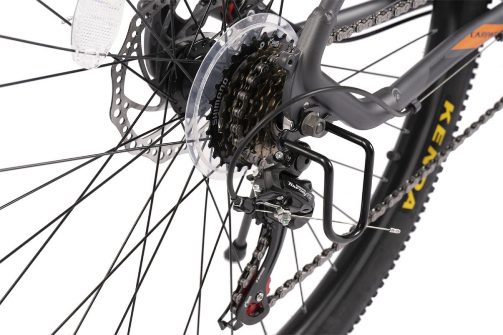 Bicicleta MTB-HT Carpat Ian 2.9 C2959G GriNegruPortocaliu, roti 29 inch, 21 viteze, inaltime utilizator 170-195 cm, greutate suportata 120 kg - 4