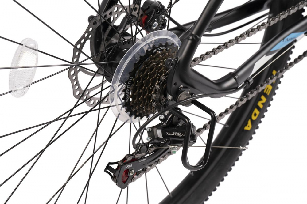 Bicicleta MTB-HT Carpat Ian 2.9 C2959G NegruAlbAlbastru, roti 29 inch, 21 viteze, inaltime utilizator 170-195 cm, greutate suportata 120 kg - 2 | YEO