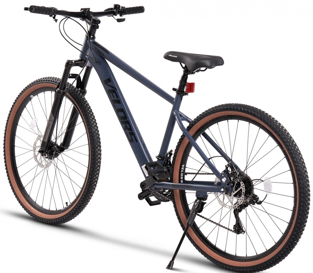 Bicicleta MTB-HT Velors Boost 2.7 V27301A GriNegru, roti 27.5 inch, inaltime utilizator 160-175 cm, greutate suportata 120 kg - 1 | YEO