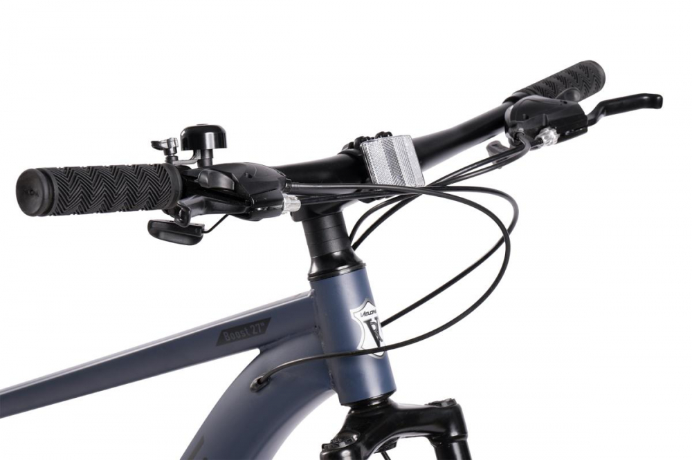 Bicicleta MTB-HT Velors Boost 2.7 V27301A GriNegru, roti 27.5 inch, inaltime utilizator 160-175 cm, greutate suportata 120 kg - 2 | YEO