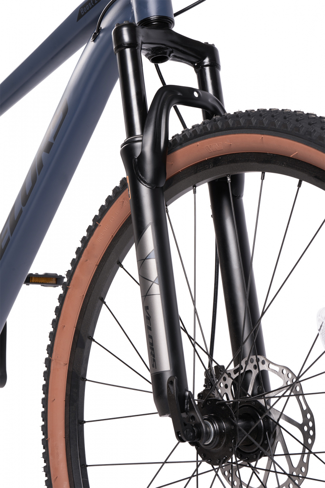 Bicicleta MTB-HT Velors Boost 2.7 V27301A GriNegru, roti 27.5 inch, inaltime utilizator 160-175 cm, greutate suportata 120 kg - 3 | YEO
