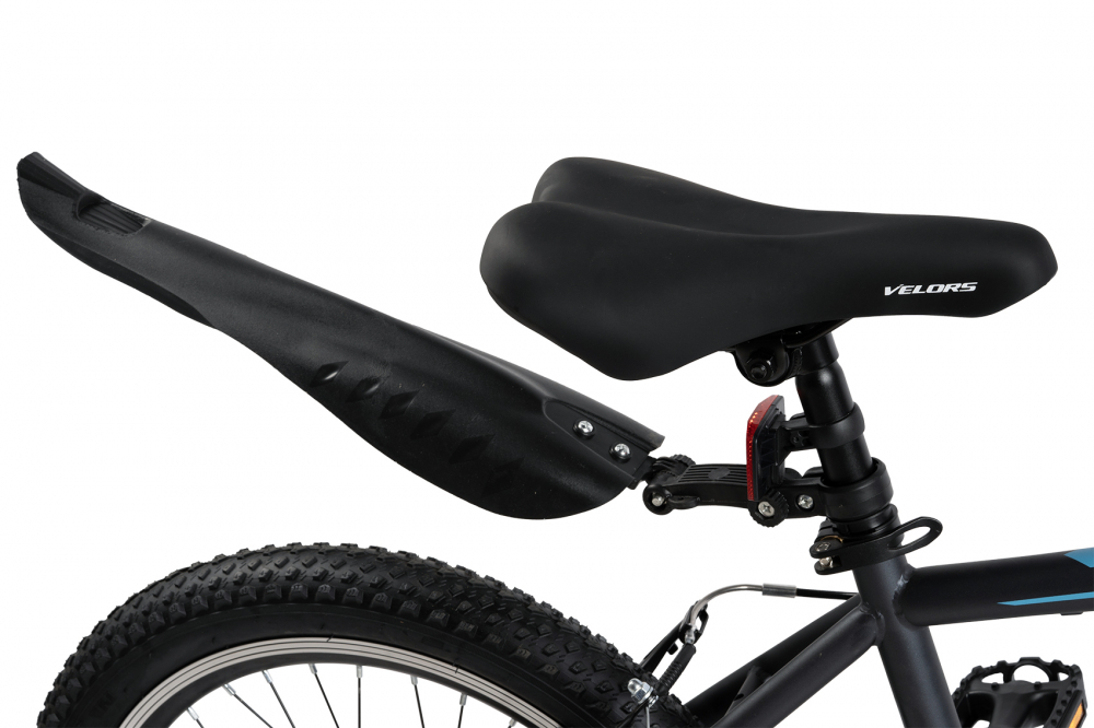 Bicicleta MTB-HT Velors Neptune 2.0 V20215G GriAlbastru, roti 20 inch, 7 viteze, inaltime utilizator 130-160 cm, greutate suportata 80 kg - 1 | YEO