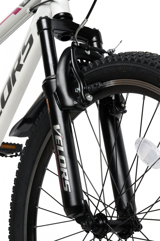 Bicicleta MTB-HT Velors Neptune 2.4 V24215G AlbMovGri, roti 24 inch, 21 viteze, greutate suportata 80 kg - 2 | YEO