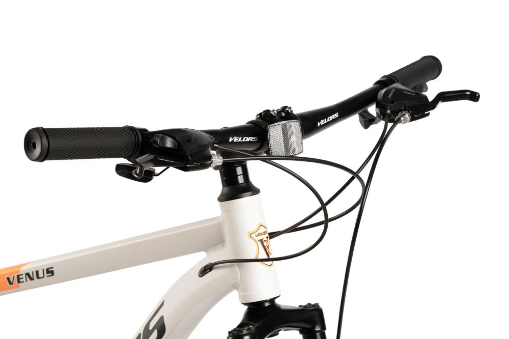 Bicicleta MTB-HT Velors Venus 2.7 V27302G AlbNegruPortocaliu, roti 27,5 inch, cadru din aluminiu, inaltime utilizator 160-175 cm, greutate suportata 120 kg - 1 | YEO