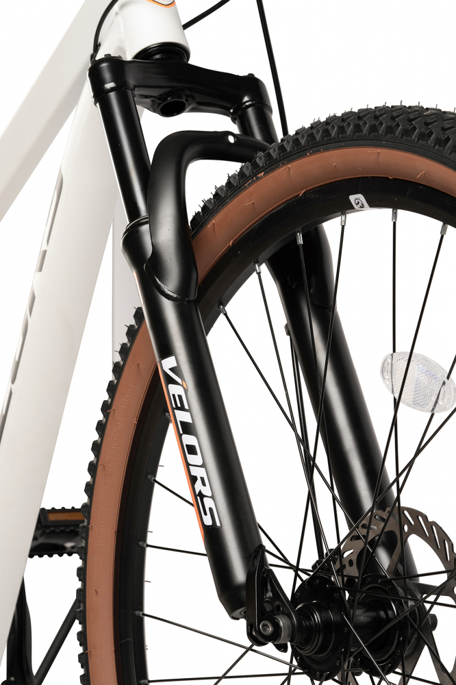 Bicicleta MTB-HT Velors Venus 2.7 V27302G AlbNegruPortocaliu, roti 27,5 inch, cadru din aluminiu, inaltime utilizator 160-175 cm, greutate suportata 120 kg - 2 | YEO