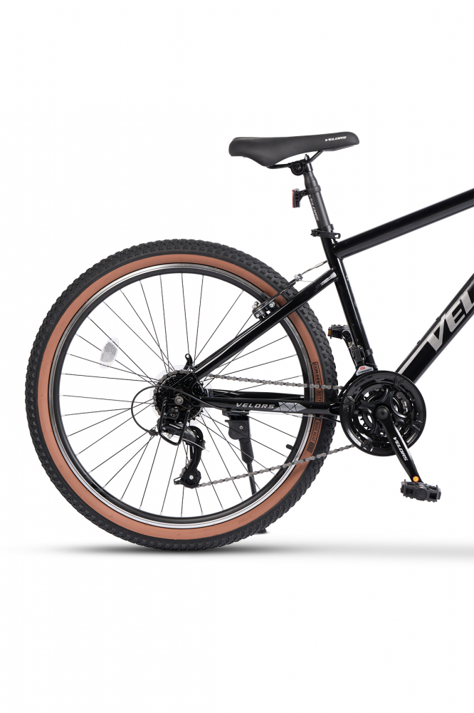 Bicicleta MTB Velors Mercury V26301G NegruGri, roti 26 inch,Schimbator spate Carpat, Roti 26 Inch, Manete Schimbator Rotative, 21 viteze, Frane Mecanice Disc fataspate - 5