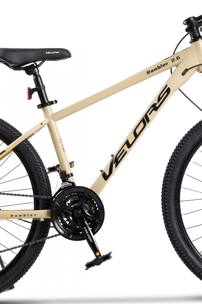 Bicicleta MTB Velors Rambler V26311A 26 inch, OliveNegru, inaltime utilizator 150-165 cm, cadru din otel, greutate suportata 120 kg - 2