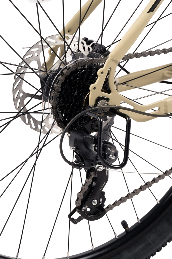 Bicicleta MTB Velors Rambler V26311A 26 inch, OliveNegru, inaltime utilizator 150-165 cm, cadru din otel, greutate suportata 120 kg - 3