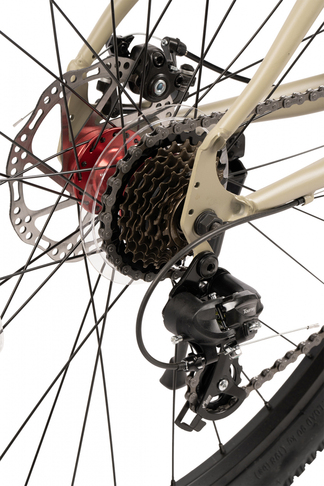 Bicicleta MTB Velors Rambler V27311AG 27.5 inch, OliveNegru, inaltime utilizator 160-175 cm , cadru din otel, greutate suportata 120 kg - 3