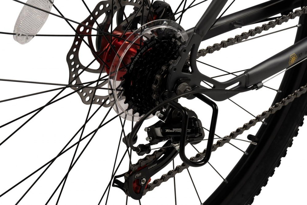 Bicicleta MTB Velors Rambler V29311A GriNegru, roti 29 inch, 21 viteze, inaltime utilizator 175-190 cm, greutate suportata 120 kg - 4