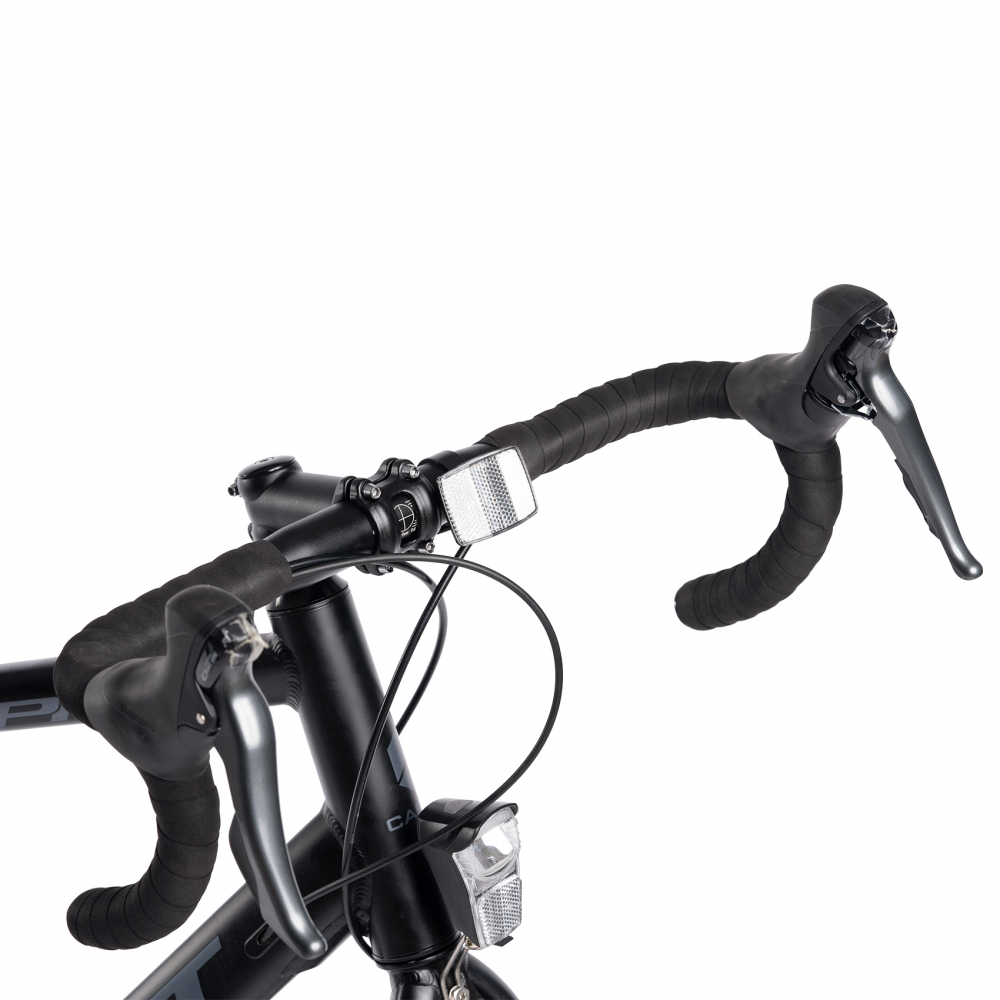Bicicleta Rich Carpat Pro C27216C NegruGri de orassosea, tip semicursiera, roti 28 inch, 16 viteze, inaltime utilizator 170-195 cm, greutate suportata 120 kg - 1 | YEO