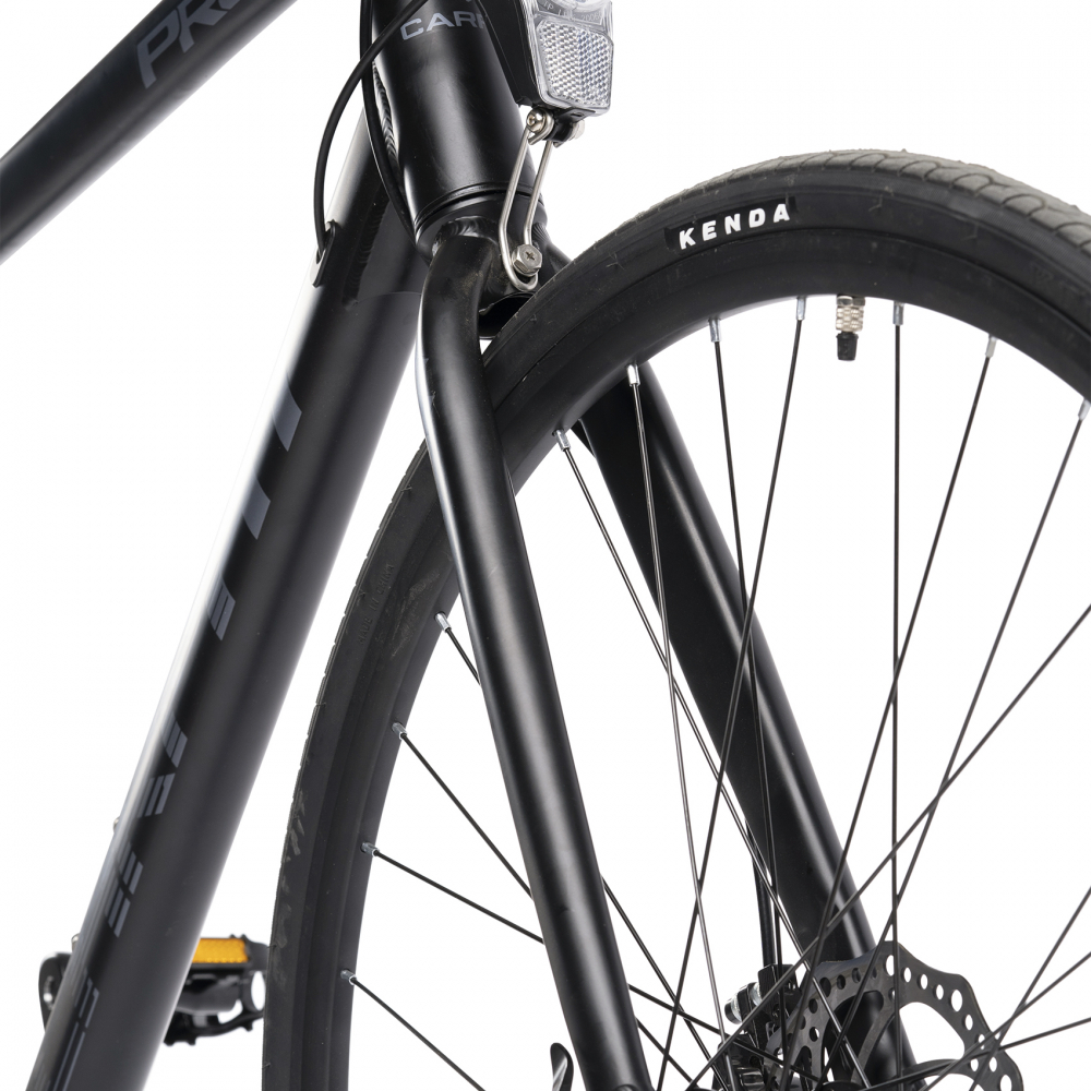 Bicicleta Rich Carpat Pro C27216C NegruGri de orassosea, tip semicursiera, roti 28 inch, 16 viteze, inaltime utilizator 170-195 cm, greutate suportata 120 kg - 2