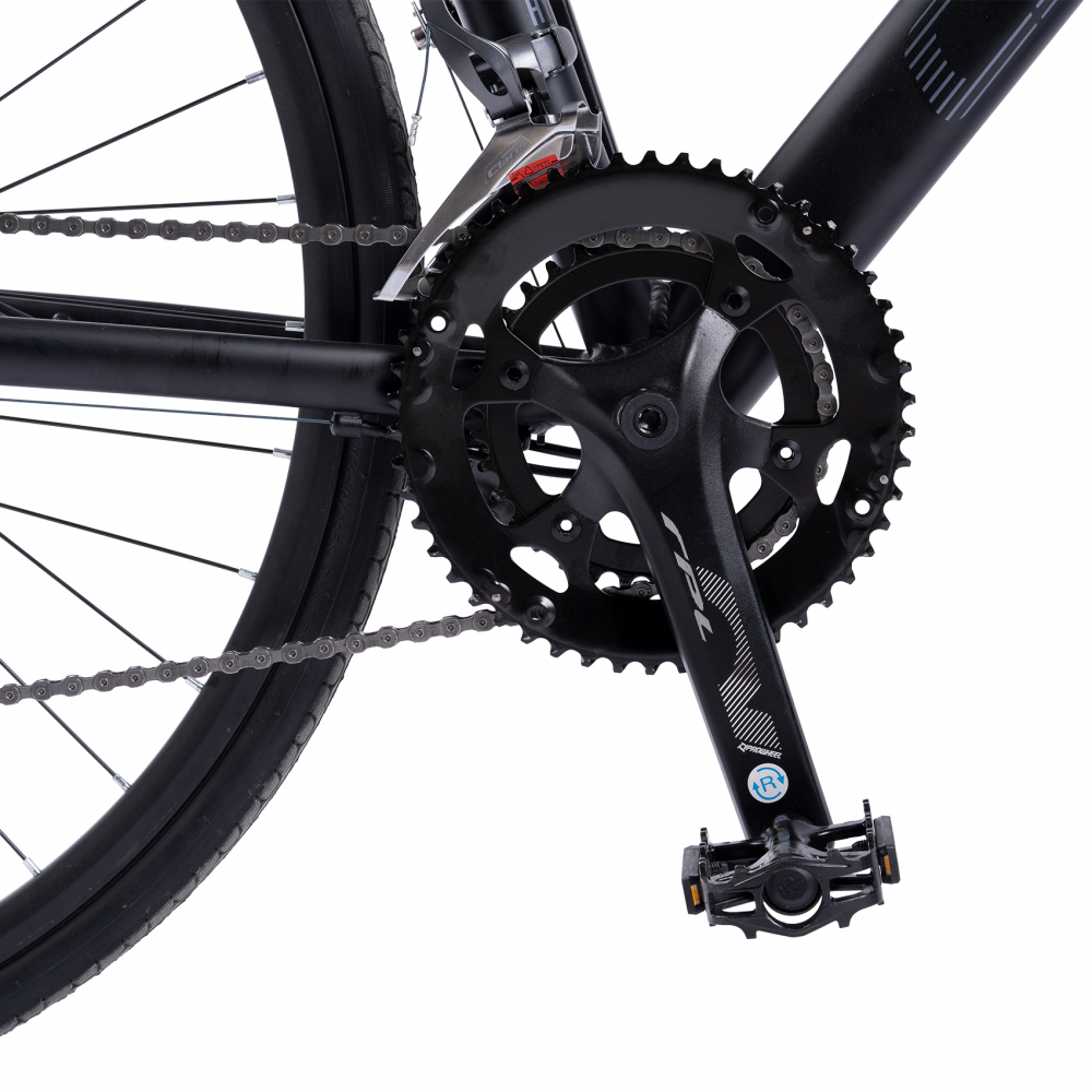 Bicicleta Rich Carpat Pro C27216C NegruGri de orassosea, tip semicursiera, roti 28 inch, 16 viteze, inaltime utilizator 170-195 cm, greutate suportata 120 kg - 3