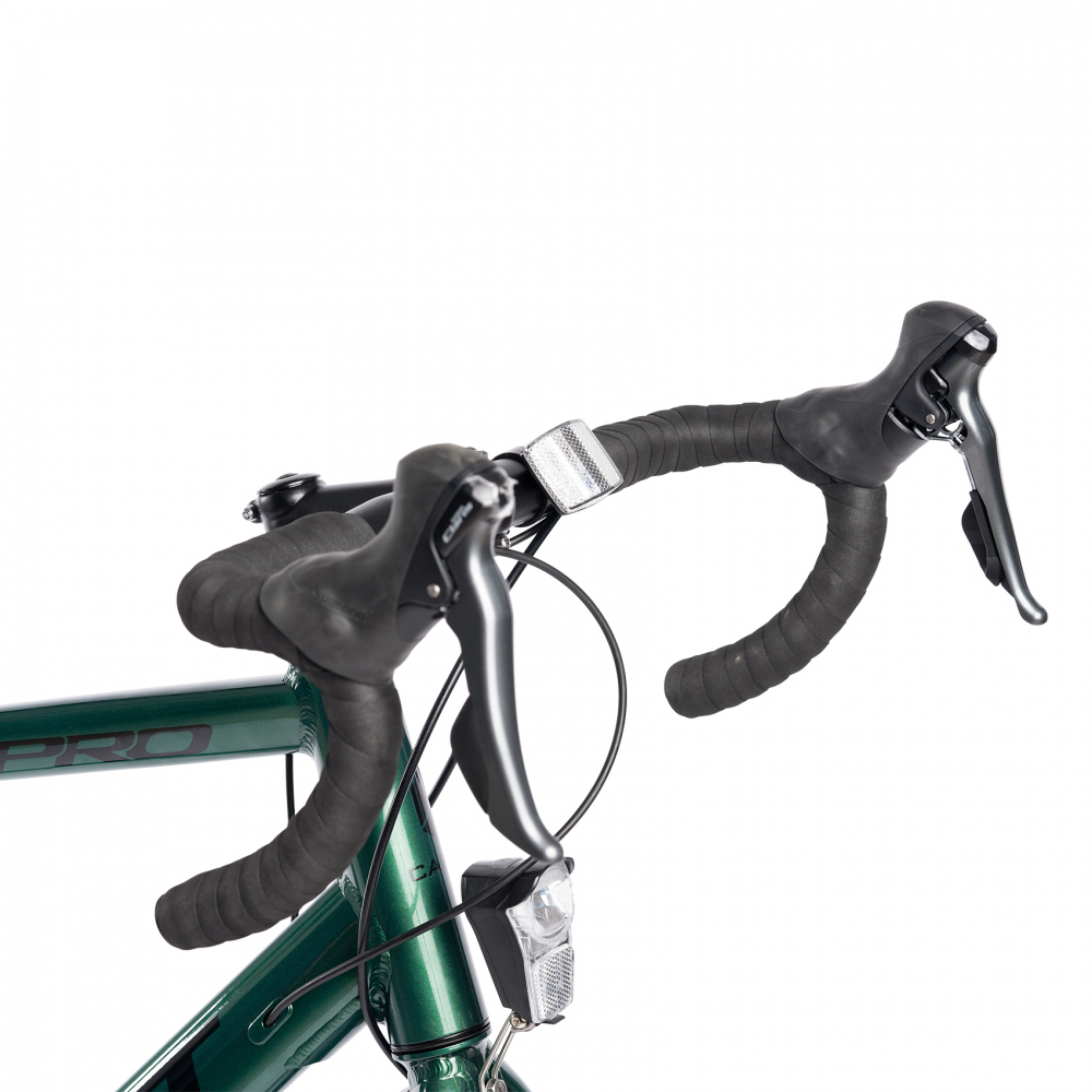 Bicicleta Rich Carpat Pro C27216C VerdeNegru de orassosea, tip semicursiera, roti 28 inch, 16 viteze, inaltime utilizator 170-195 cm, greutate suportata 120 kg - 3