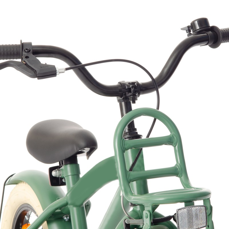 Bicicleta pentru copii Procart Verde 12 inch, roti ajutatoare detasabile, frane v-brake, scaun si ghidon reglabile - 6