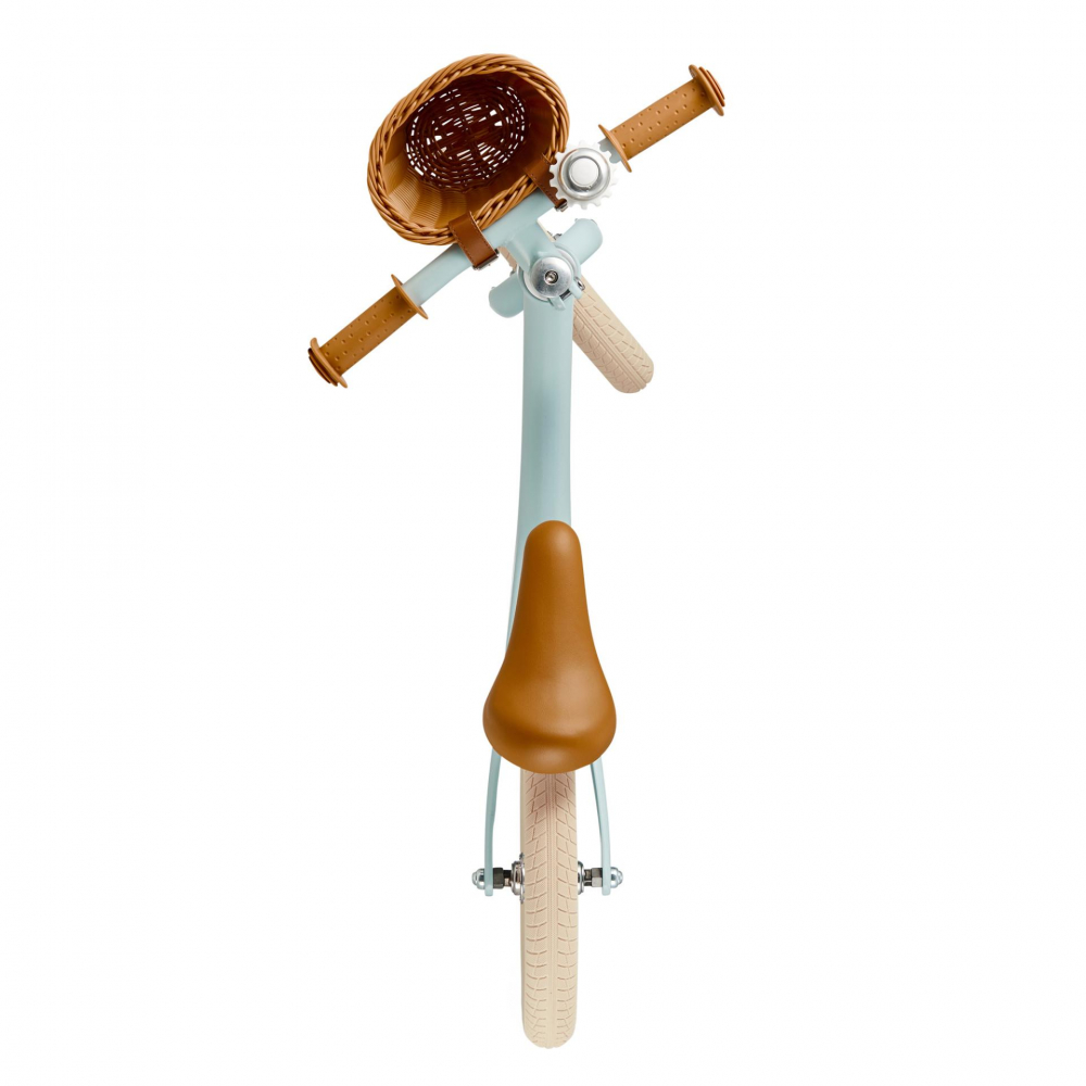 Bicicleta de echilibru Kinderkraft Rapid 2 Blue Breeze, cadru din aliaj de magneziu, scaun reglabil, clopotel si cos pentru jucarii - 2 | YEO