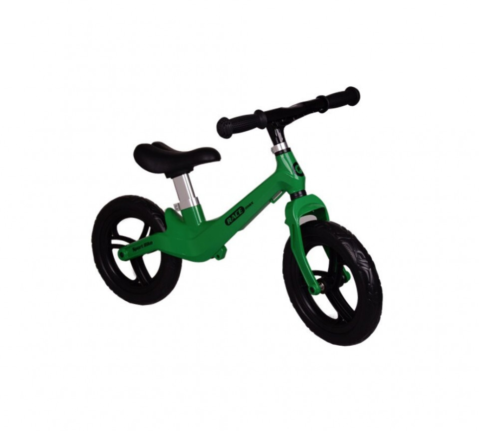 Bicicleta fara pedale Race Max Verde cadru din aliaj de magneziu, roti 10 inch din spuma Eva, greutate admisa 30 kg - 1 | YEO