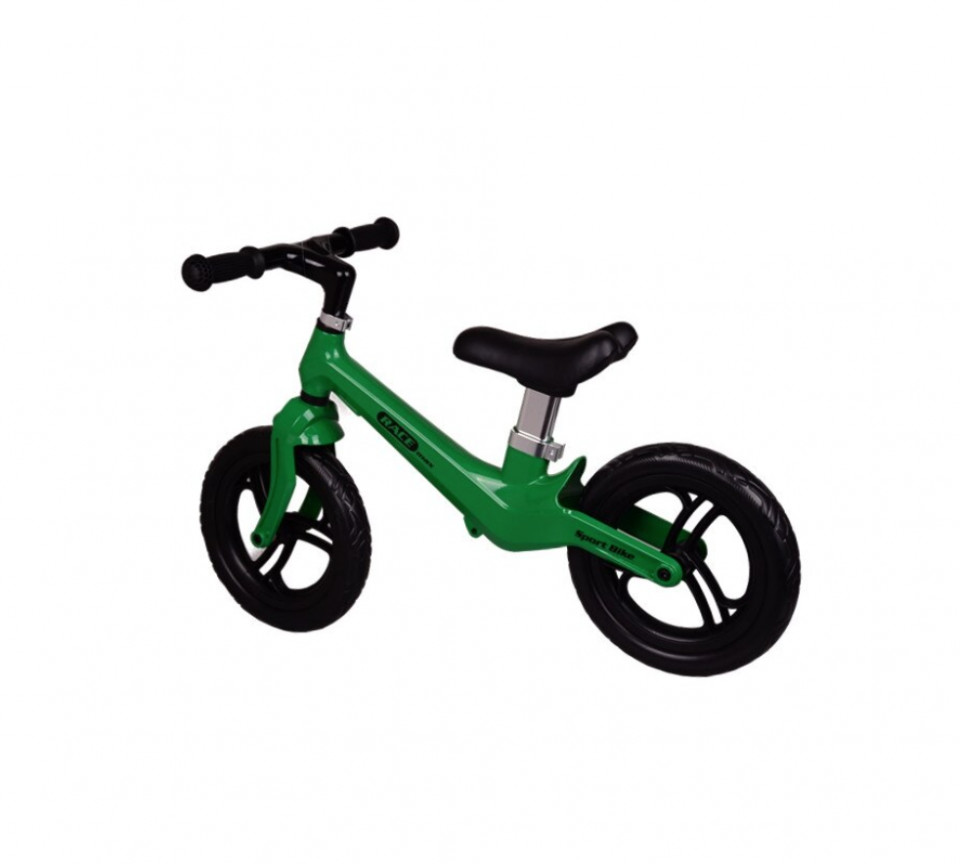 Bicicleta fara pedale Race Max Verde cadru din aliaj de magneziu, roti 10 inch din spuma Eva, greutate admisa 30 kg - 2 | YEO