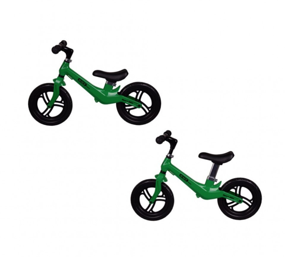 Bicicleta fara pedale Race Max Verde cadru din aliaj de magneziu, roti 10 inch din spuma Eva, greutate admisa 30 kg - 3 | YEO