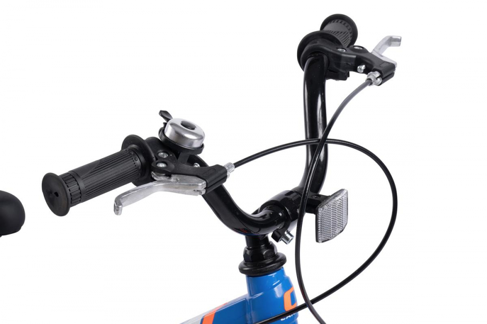 Bicicleta pentru copii Carpat PRO C14122B AlbastruPortocaliu, roti 14 inch, inaltime utilizator 75-100 cm, greutate suportata 50 kg - 1 | YEO