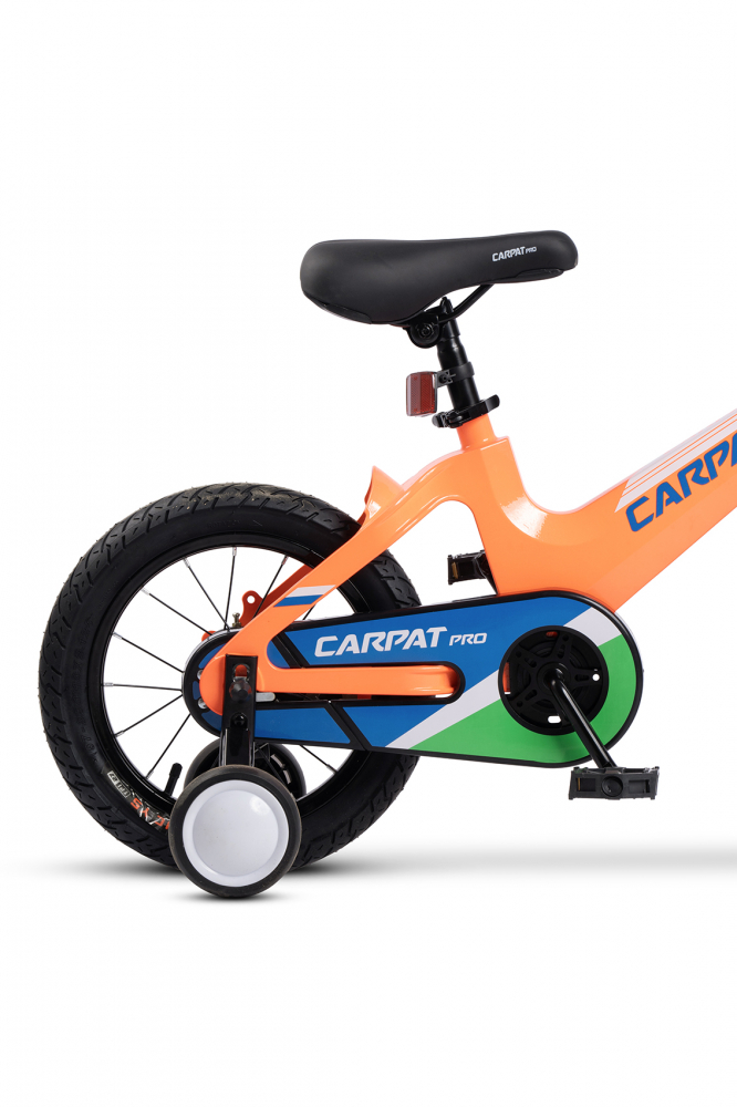 Bicicleta pentru copii Carpat PRO C14122B PortocaliuAlbastru, roti 14 inch, inaltime utilizator 75-100 cm, greutate suportata 50 kg - 5