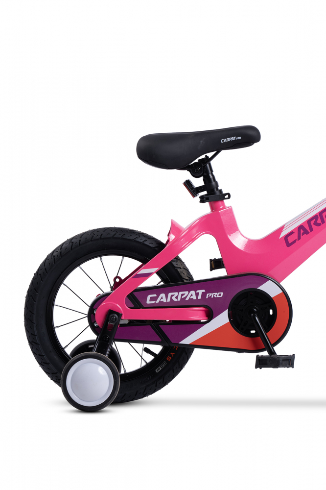 Bicicleta pentru copii Carpat Pro C14122B RozFucsia, roti 14 inch, inaltime utilizator 75-100 cm, greutate suportata 50 kg - 4
