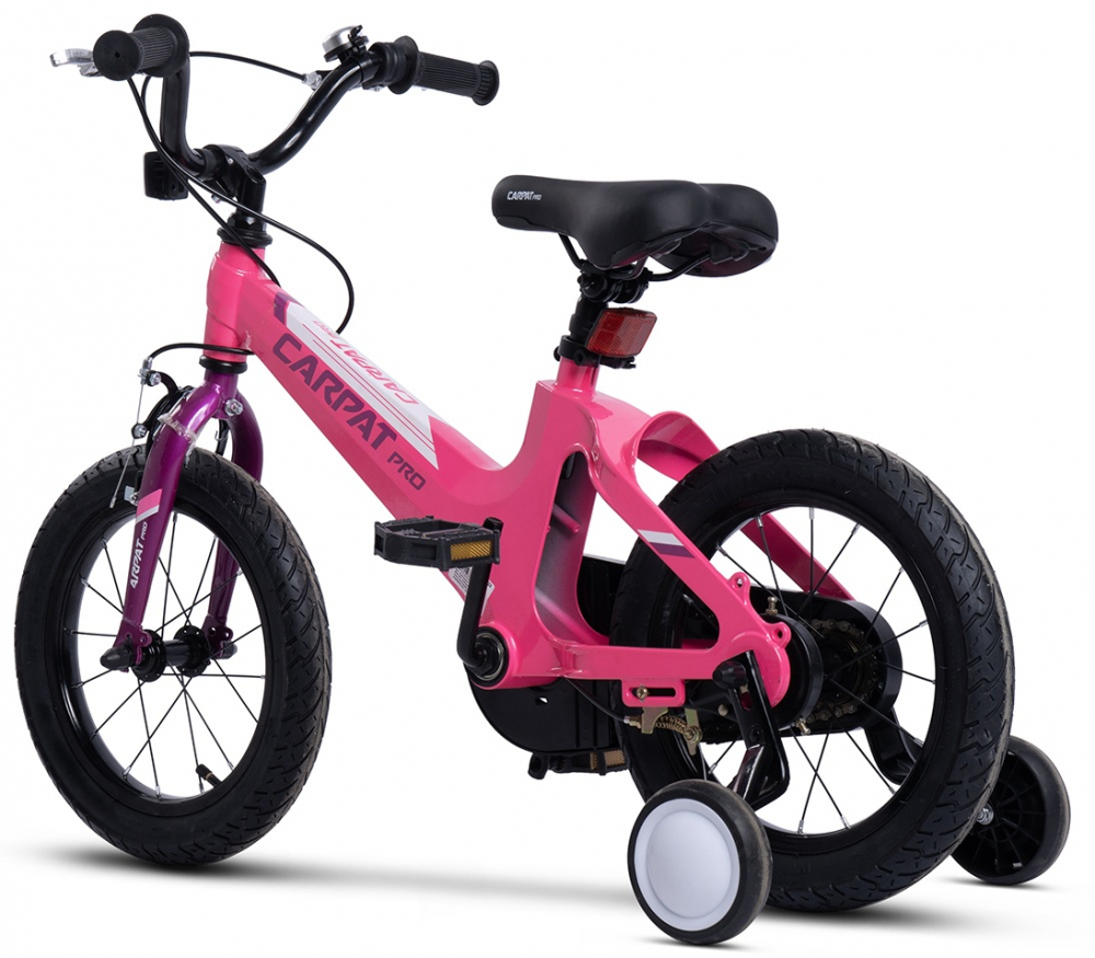 Bicicleta pentru copii Carpat Pro C14122B RozFucsia, roti 14 inch, inaltime utilizator 75-100 cm, greutate suportata 50 kg - 5