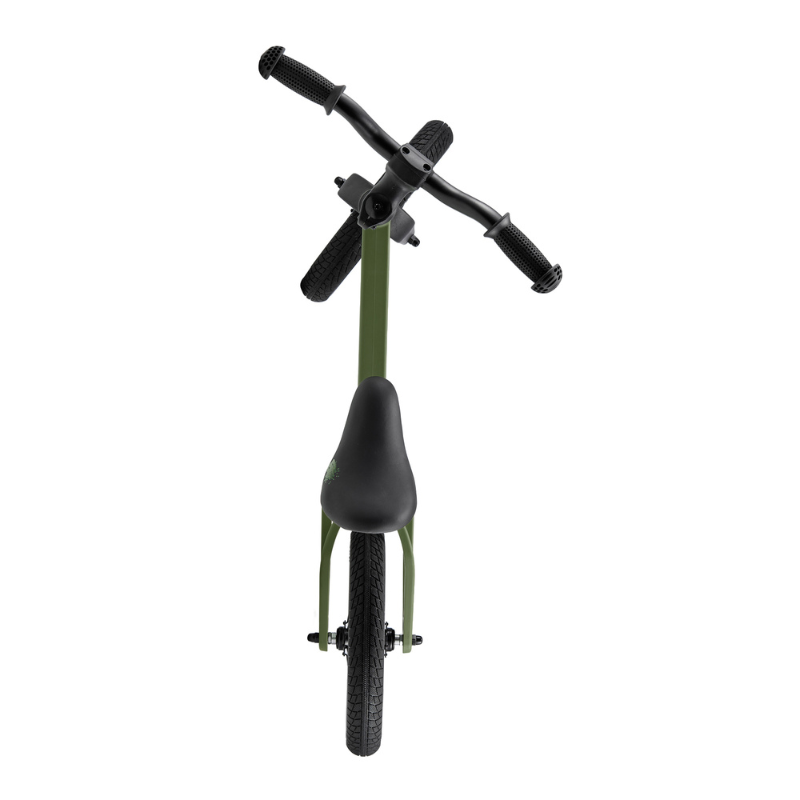 Bicicleta pentru copii Kinderkraft Eter Green fara pedale, roti 12 inch, scaun ergonomic reglabil, greutate admisa 35 kg - 3