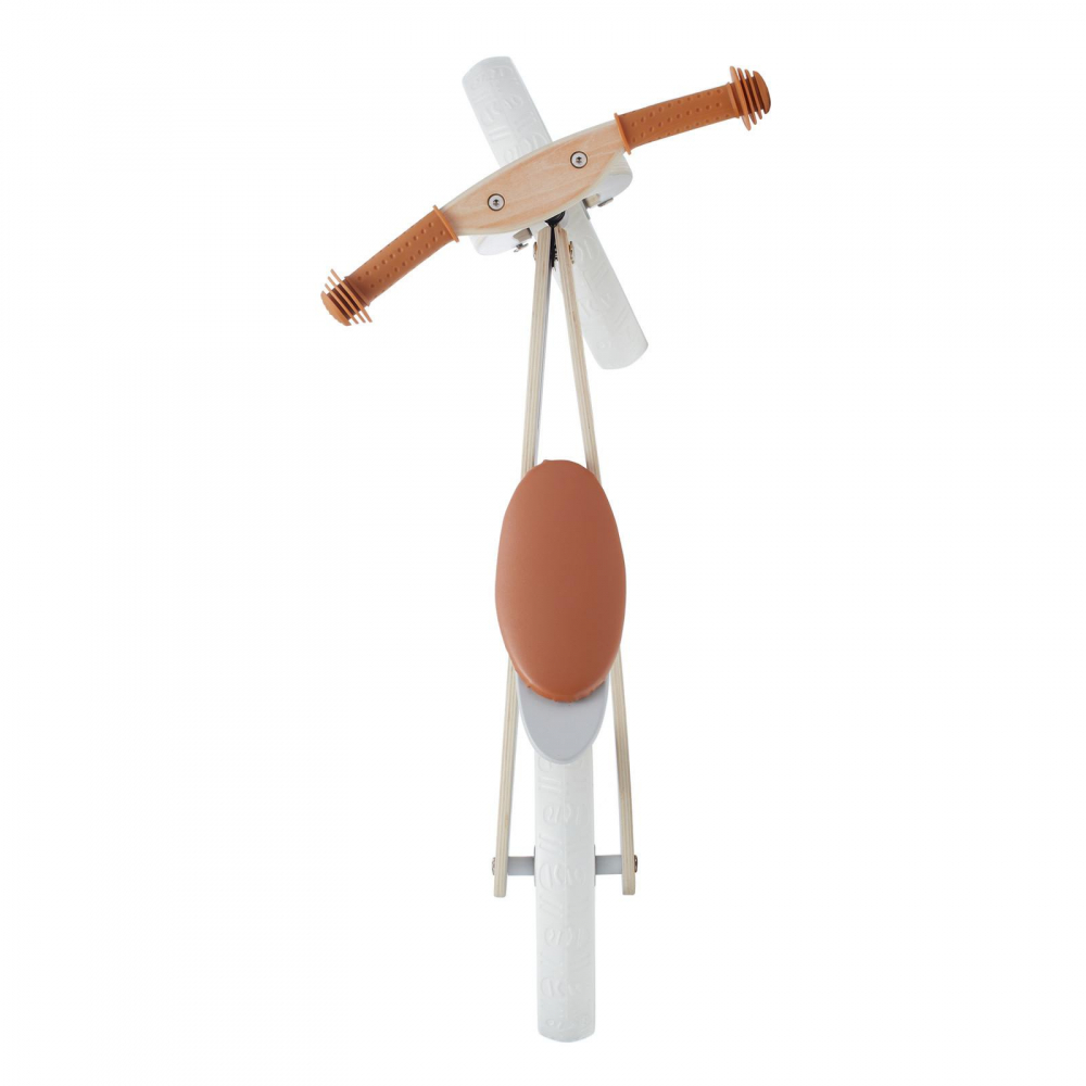 Bicicleta pentru copii Kinderkraft Runner Coral din lemn, roti 12 inch din spuma EVA, greutate admisa 35 kg - 5