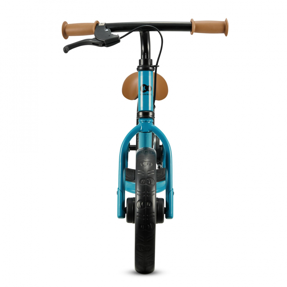 Bicicleta pentru copii Kinderkraft Space Deep Blue fara pedale, cu suport picioare, frana de mana, greutate admisa 35 kg - 2 | YEO