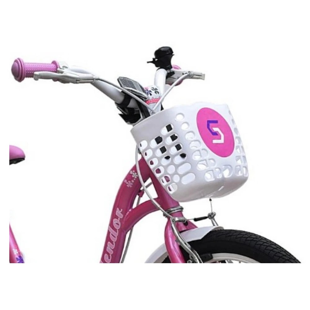 Bicicleta pentru copii Novokids SplendOr Boom PRO Edition Roz, Cosulet pentru papusi, Roti 16 inch, Greutate admisa 50 kg, Cadru din otel, Roti ajutatoare detasabile, Ghidon reglabil pe inaltime - 1