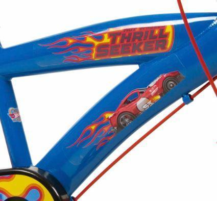 Bicicleta pentru copii Toimsa Hot Wheels 14 inch cu roti ajutatoare, suport si sticla de apa - 1 | YEO