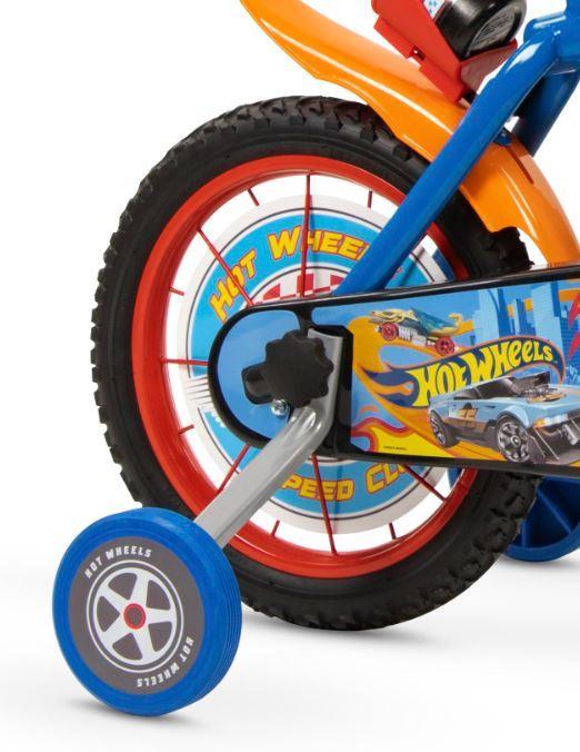 Bicicleta pentru copii Toimsa Hot Wheels 14 inch cu roti ajutatoare, suport si sticla de apa - 2 | YEO