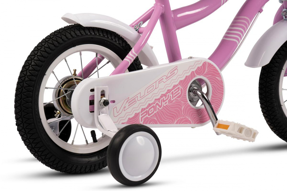 Bicicleta pentru copii Velors V1404B roz, roti 14 inch, inaltime utilizator 90-105 cm, greutate suportata 80 kg - 5