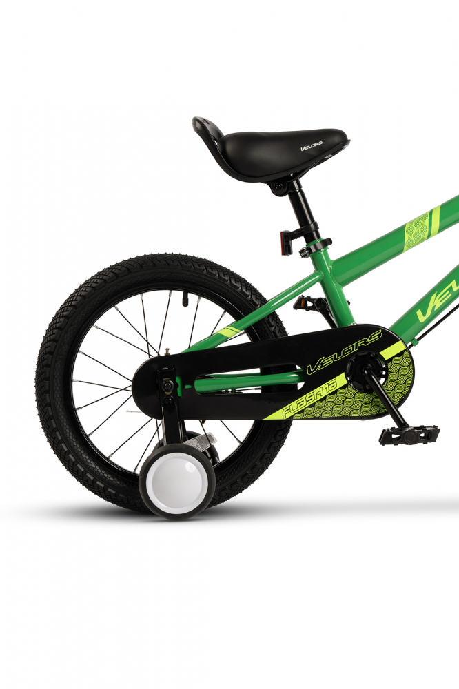 Bicicleta pentru copii Velors V1603B VerdeNegru, roti 16 inch, inaltime utilizator 100-115 cm, greutate suportata 60 kg - 5