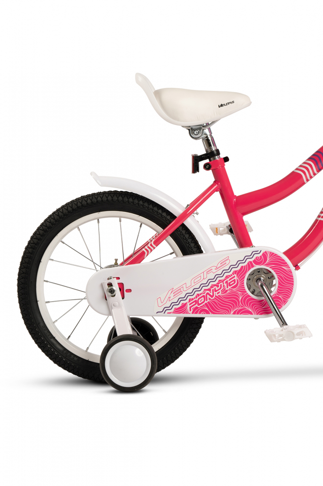 Bicicleta pentru copii Velors V1804B Fucsia, roti 18 inch, inaltime utilizator 115-125 cm, greutate produs 60 kg - 6