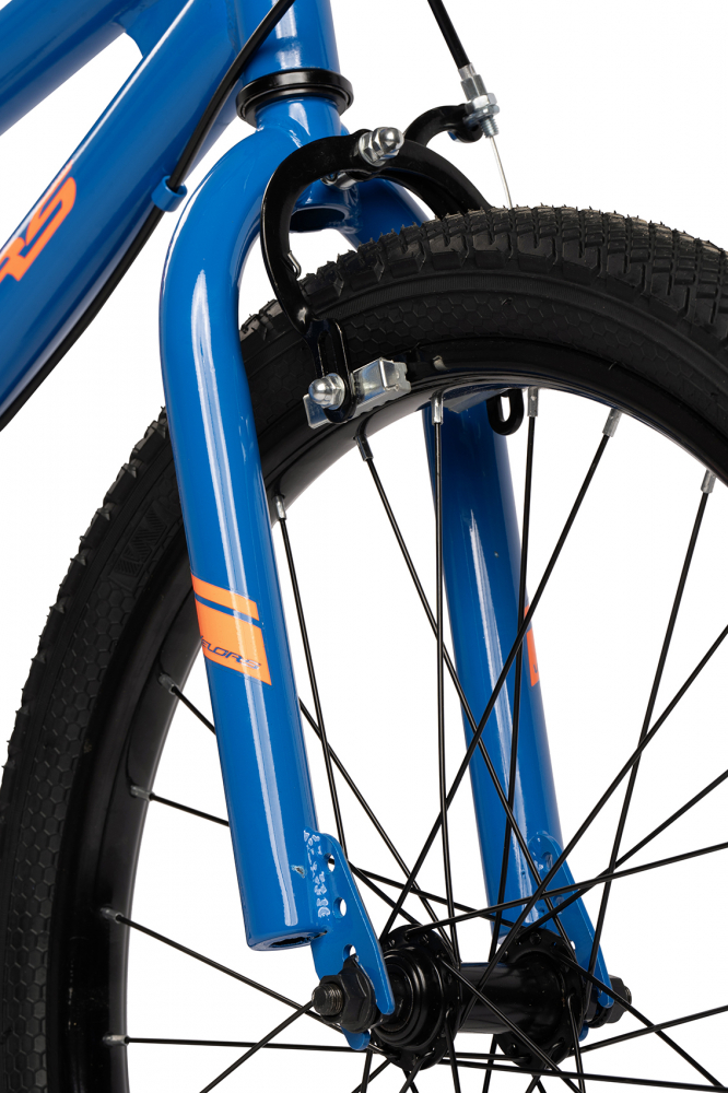 Bicicleta pentru copii Velors V2003B AlbastruPortocaliu, roti 20 inch, inaltime utilizator 120-135 cm, greutate suportata 80 kg - 2 | YEO