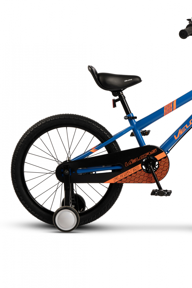 Bicicleta pentru copii Velors V2003B AlbastruPortocaliu, roti 20 inch, inaltime utilizator 120-135 cm, greutate suportata 80 kg - 5