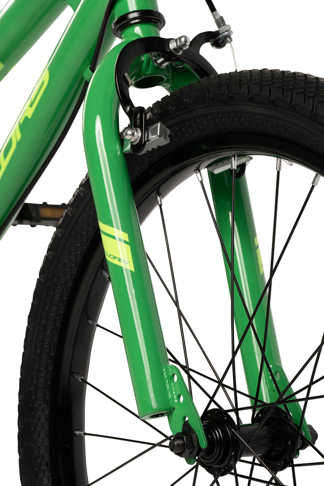 Bicicleta pentru copii Velors V2003B VerdeNegru, roti 20 inch, inaltime utilizator 120-135 cm, greutate suportata 80 kg - 2 | YEO