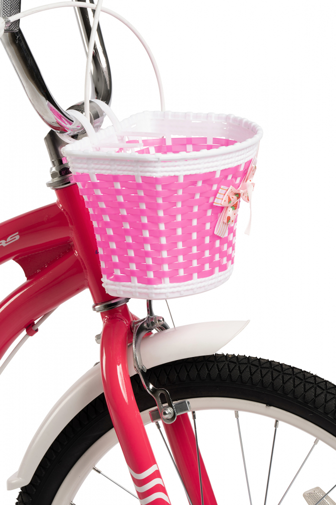 Bicicleta pentru copii Velors V2004B fucsia, roti 20 inch, inaltime utilizator 120-135 cm, greutate suportata 80 kg - 1 | YEO