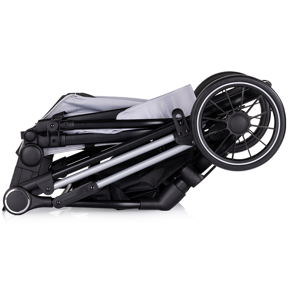 Carucior pentru copii Chipolino Aura 2 in 1 cloud cu suspensii, spatar reglabil, sezut reversibil, accesorii incluse, greutate maxim admisa 22 kg - 5