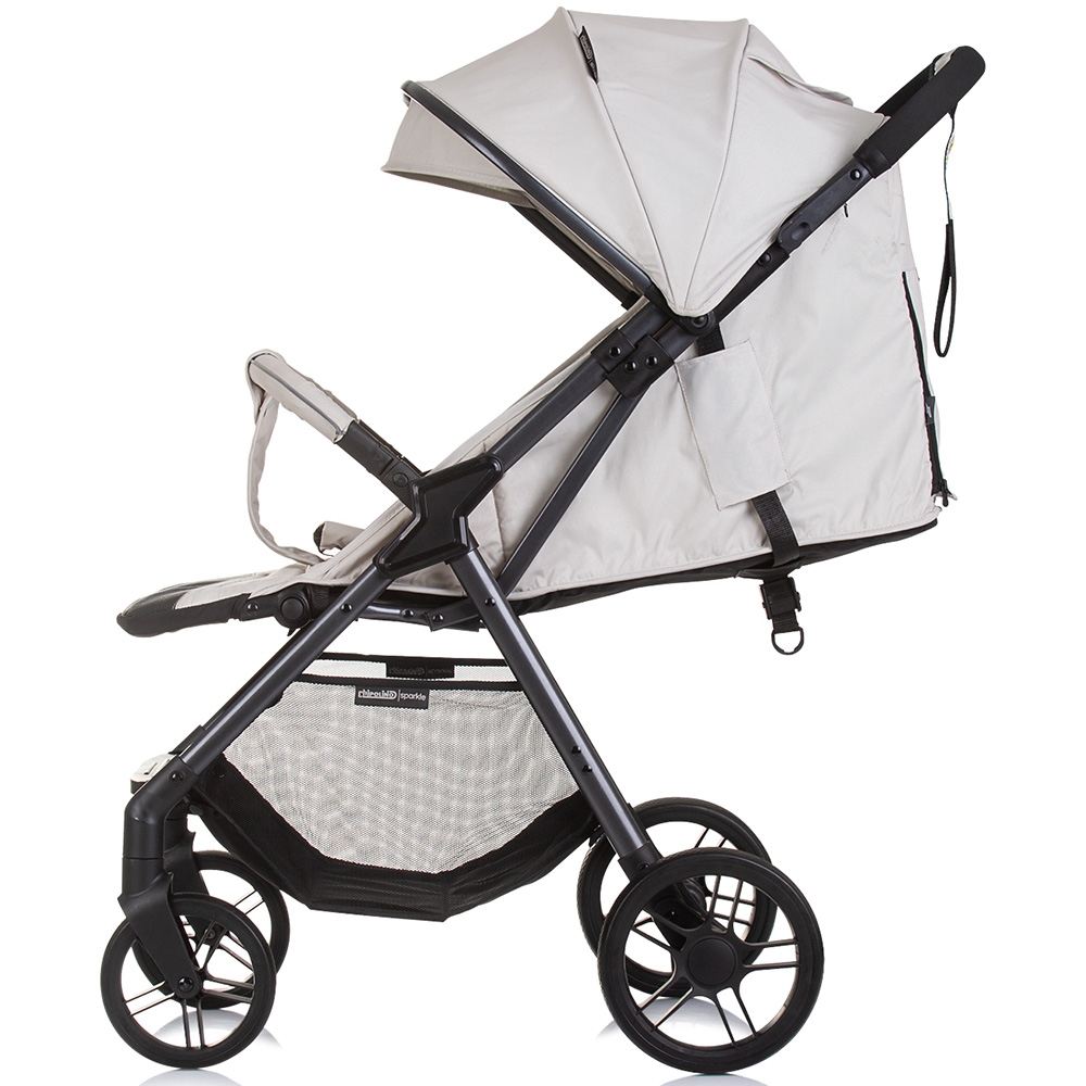 Carucior pentru copii Chipolino Sparkle biscotta sport cu suspensii, spatar reglabil, centura siguranta si pliere compacta - 1