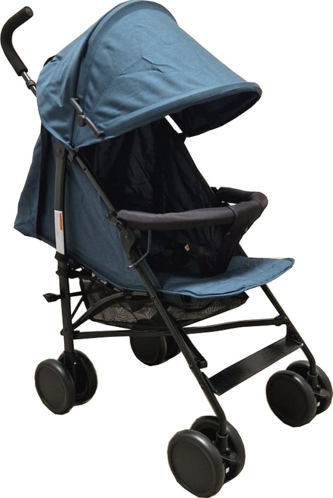 Carucior pentru copii Baby Care PRO 818B Albastru Turquoise sport tip umbrela, Spatar reglabil in 7 trepte, Pozitie somn, Amortizoare, Frana picior, Pliabil - 1