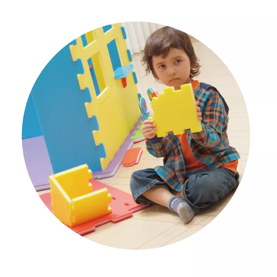 Casuta educativa pentru copii Car Boy Safety Puwa Puwa din spuma - 2 | YEO