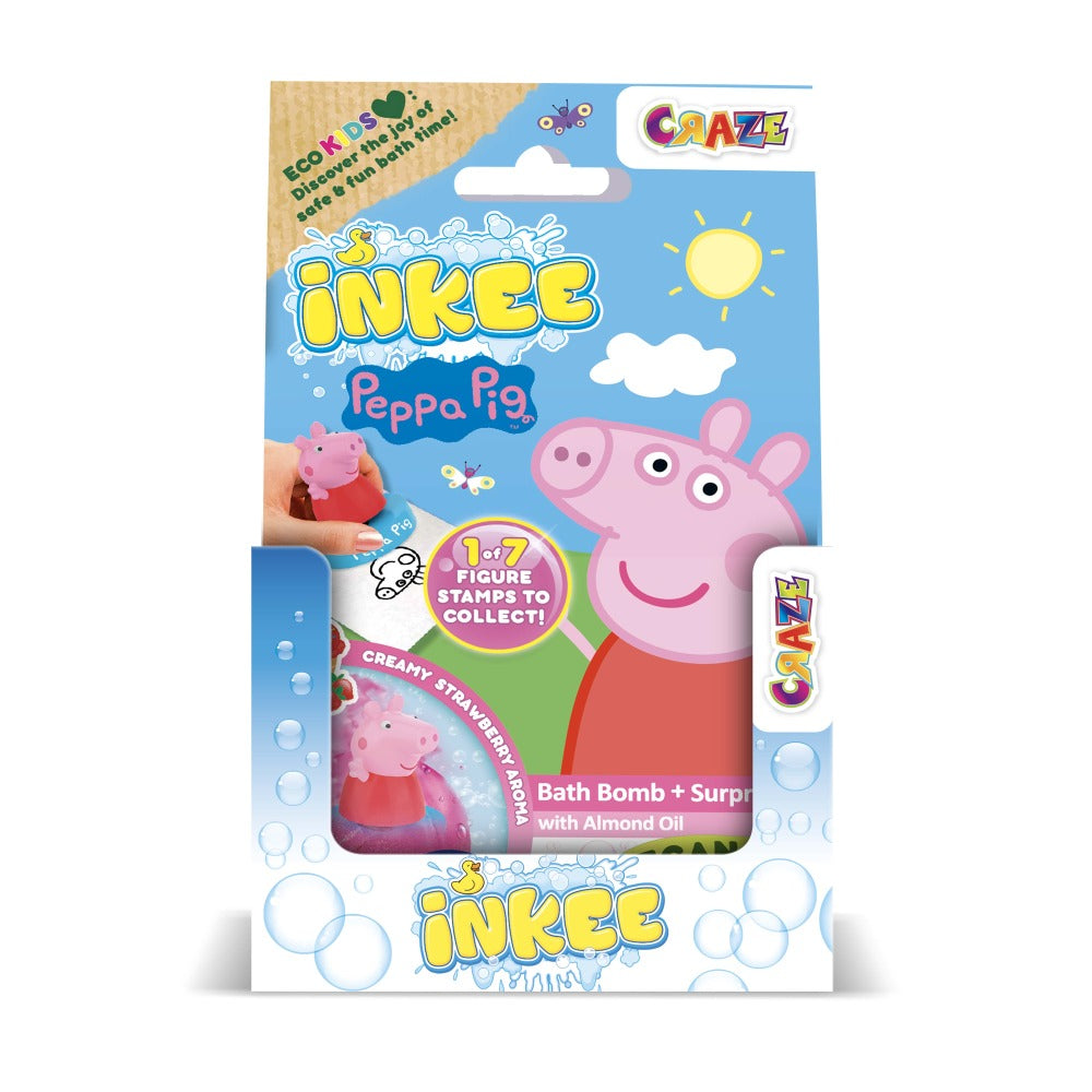 Bila de baie Inkee cu surpriza figurina stampila Peppa Pig Craze - 1 | YEO