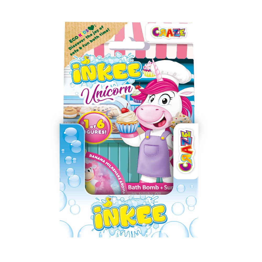 Bila de baie Inkee cu surpriza unicorn cu diferite meserii Craze - 2 | YEO