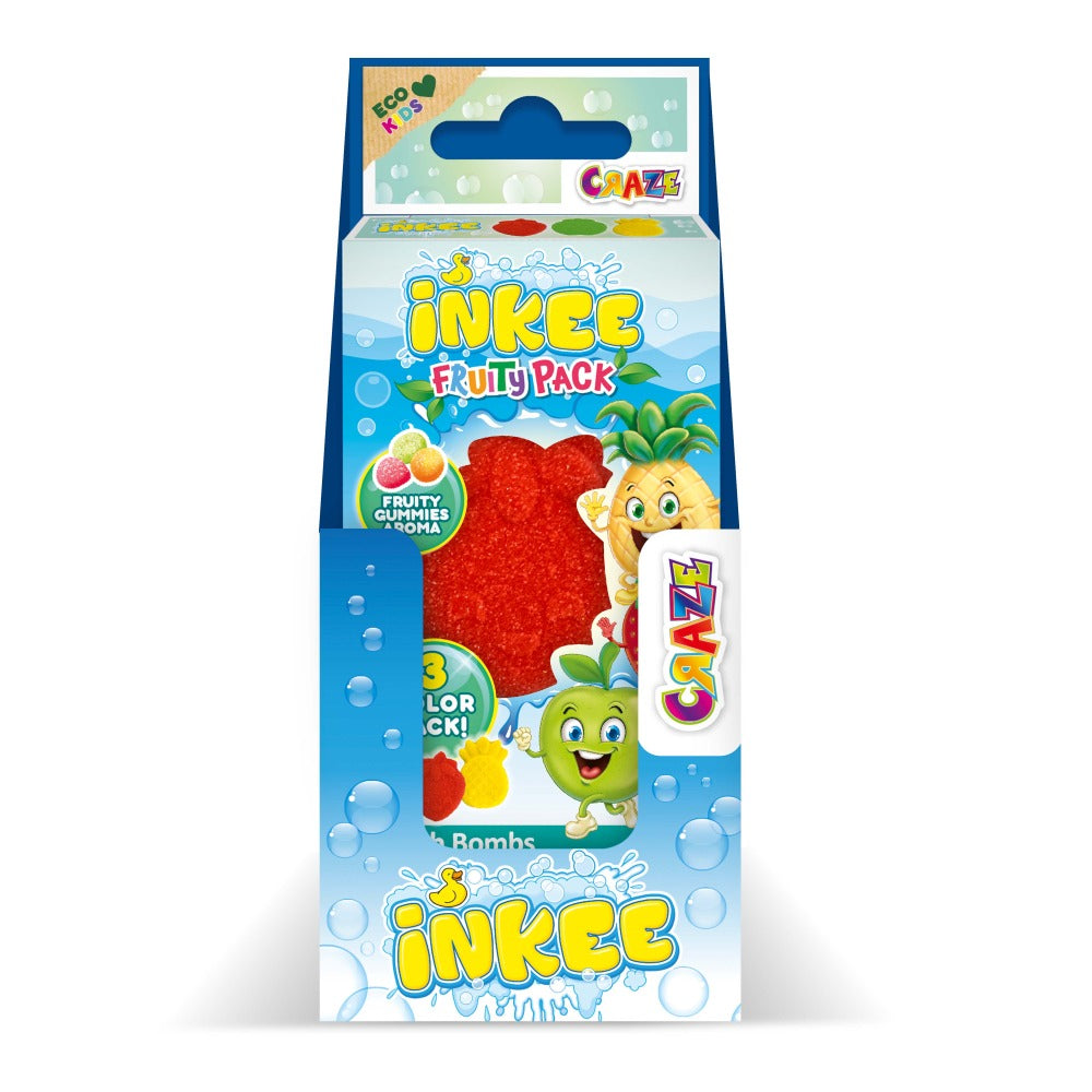 Bombe de baie Inkee 3 bucati asortate in forma de fructe Craze - 2 | YEO